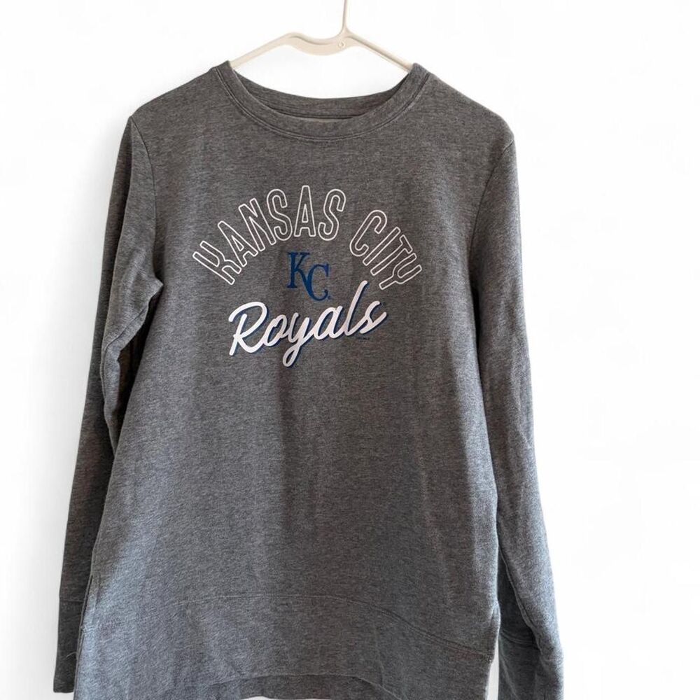 MLB Kansas City Royals Women's Grey Sweatshirt